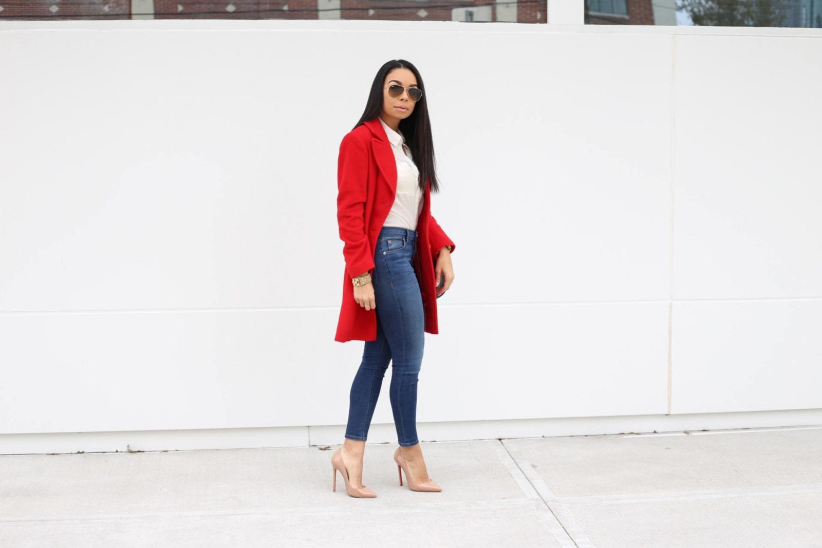 Red Peacoat | Style Guide | The B Werd